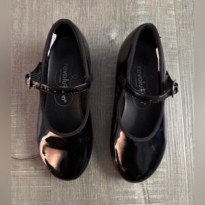 Revolution Black Patent Tap Shoes For Girls